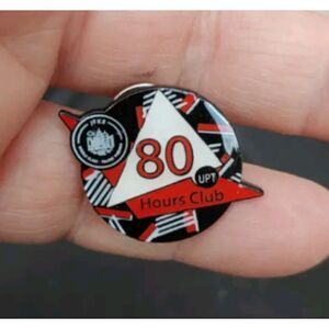 Amazon Peccy Pin "JFK8 80 UPT Hours Club"